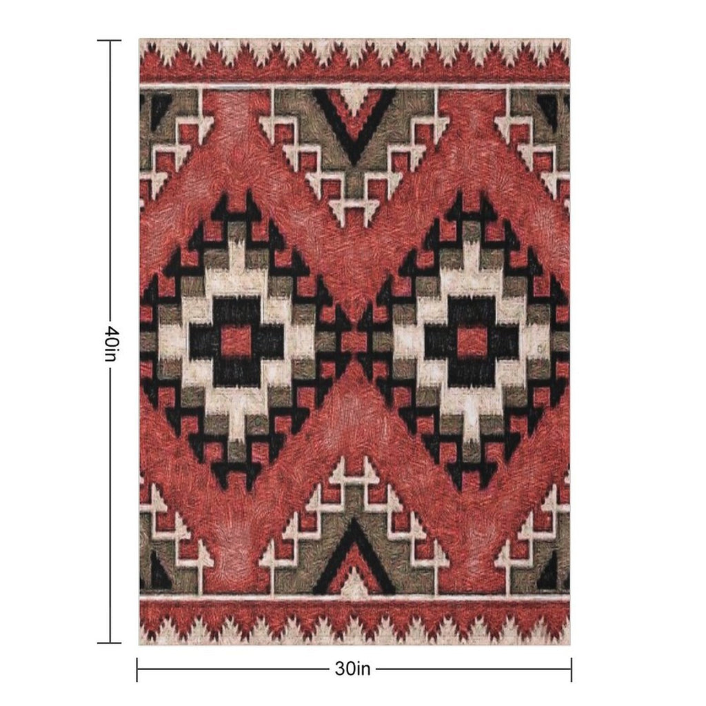 Tribal Pattern 3 Versatility Throw Blanket