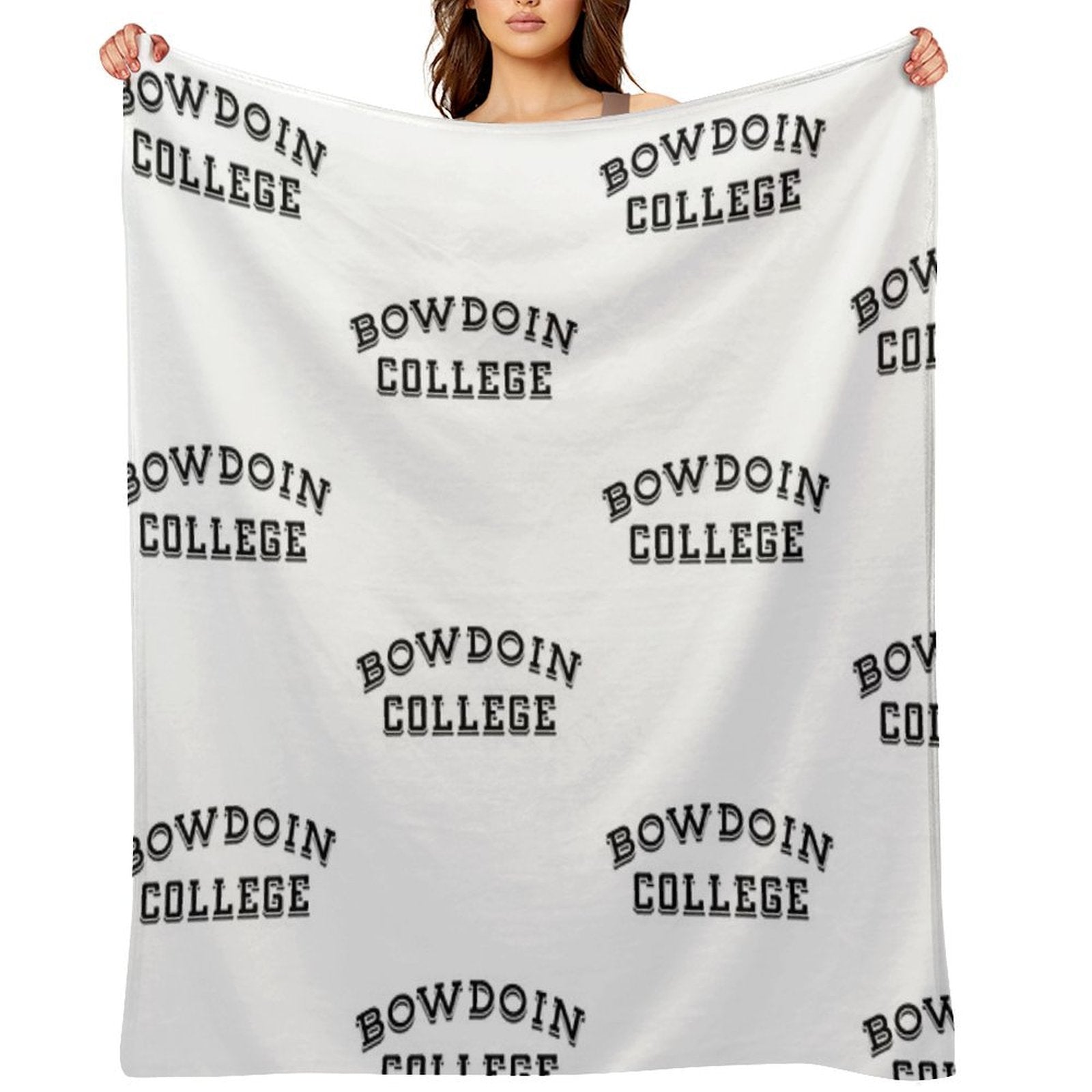 Bowdoin College Sustainable Throw Blanket