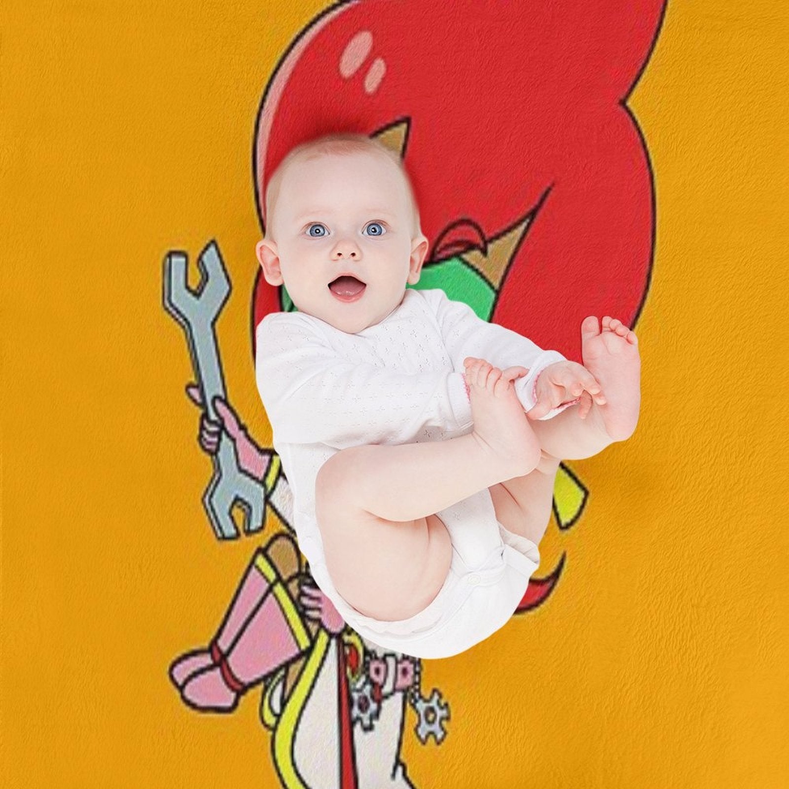 Chibi Feuket Anti-pilling Throw Blanket