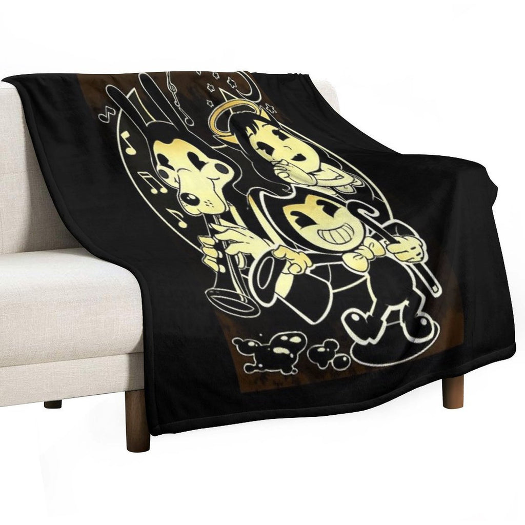 Bendy Boris And Alice Versatility Throw Blanket