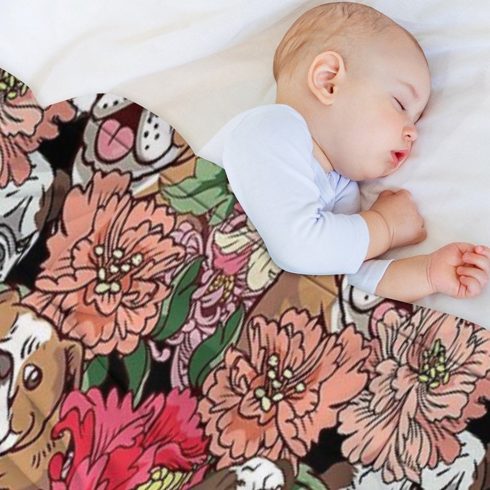 Because English Bulldog Quick-dry Throw Blanket