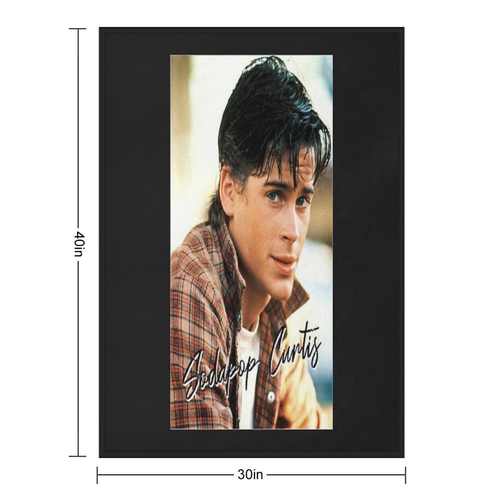 Sodapop Curtis The Outsiders 80s Movie Classic T-Shirt Anti-pilling Throw Blanket