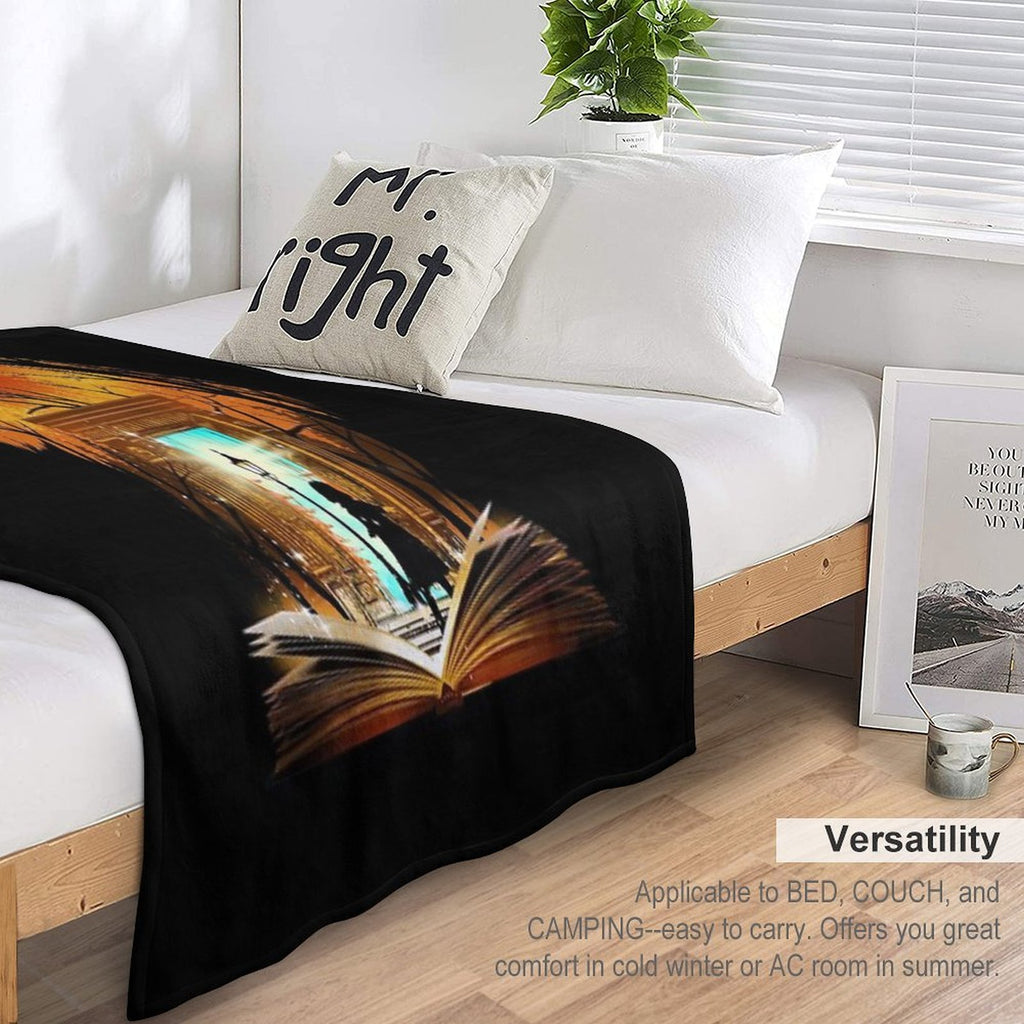 Courage Dear Heart Sustainable Throw Blanket