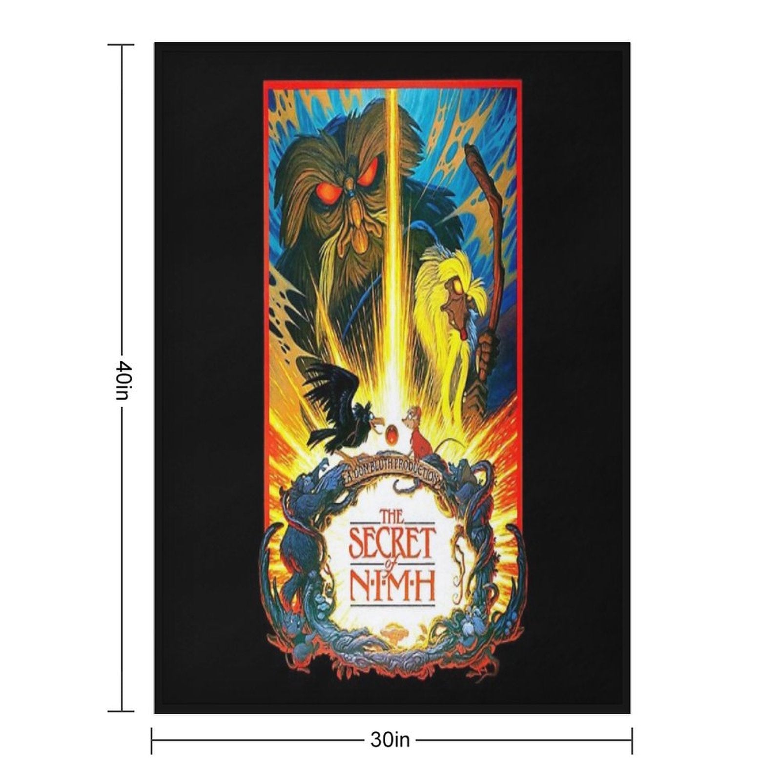 The Secret of Nimh Multi-functional Throw Blanket
