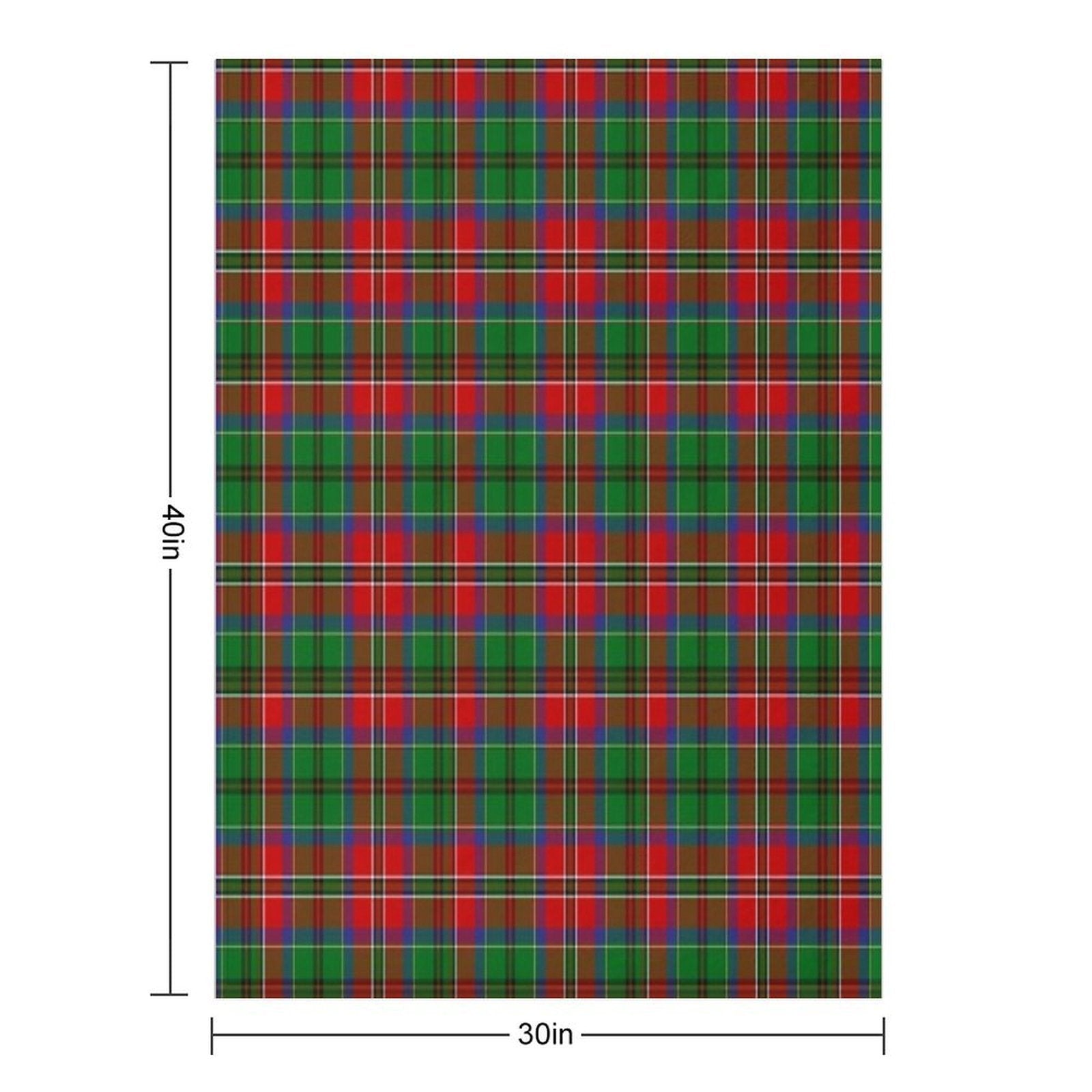 Clan McCulloch Tartan Anti-pilling Throw Blanket