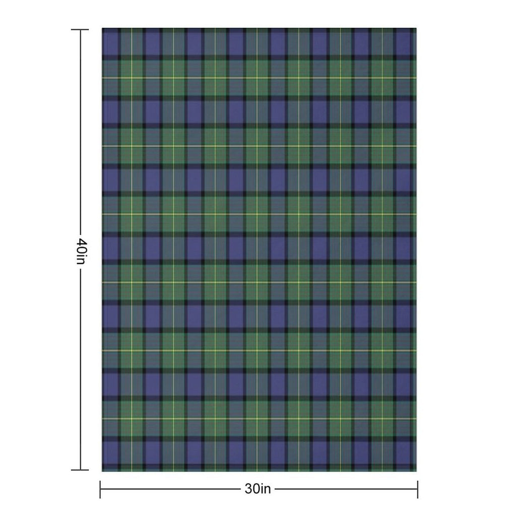 Clan Muir Tartan Eco-conscious Throw Blanket