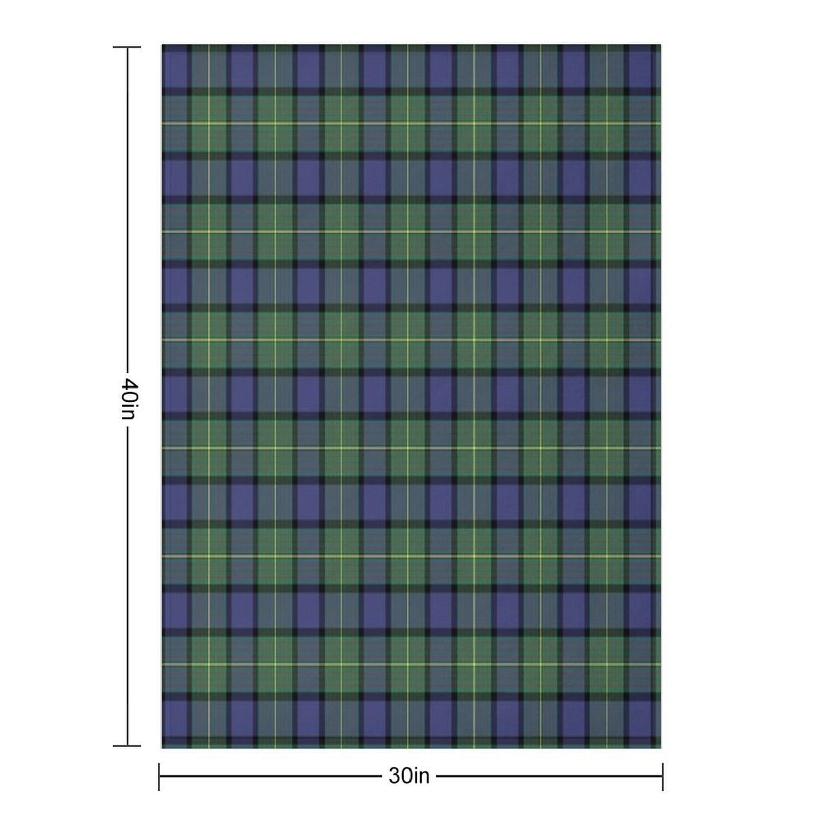Clan Muir Tartan Eco-conscious Throw Blanket