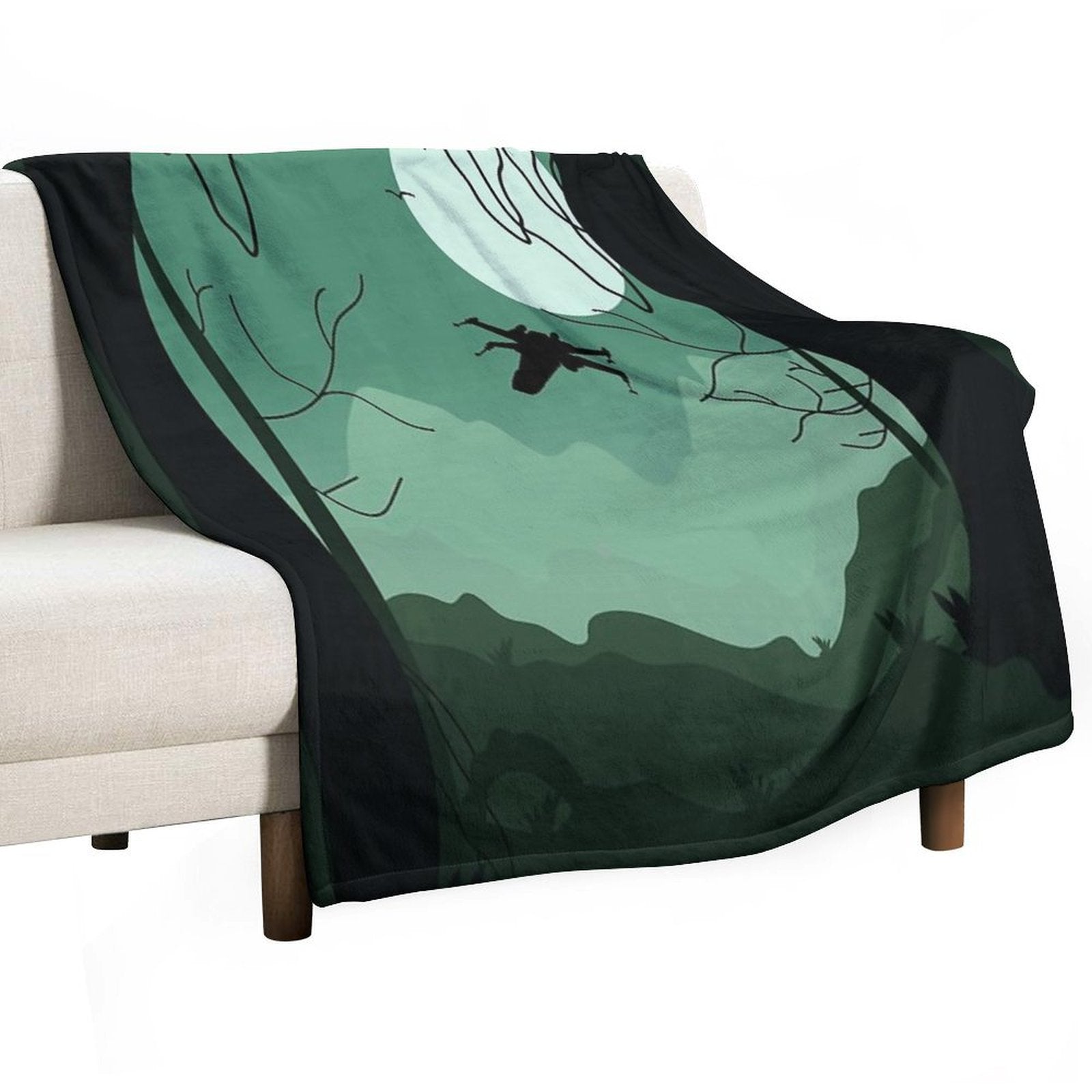 Visit Dagobah You Must Quick-dry Throw Blanket