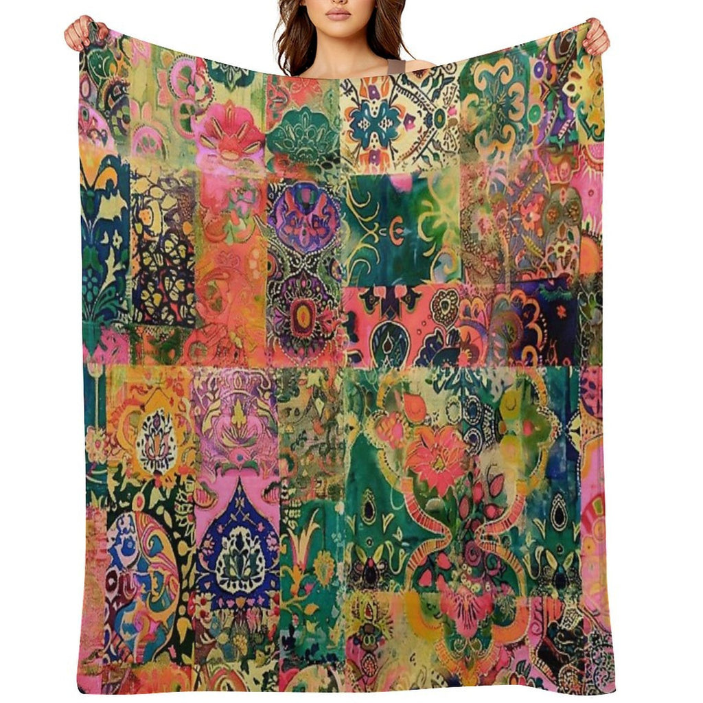 Bohemian Spring Lightweight Throw Blanket