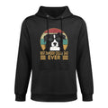 Best Border Collie Dad Ever Funny Dog Gift for Men And Boys Breathable Fabric Hoodie