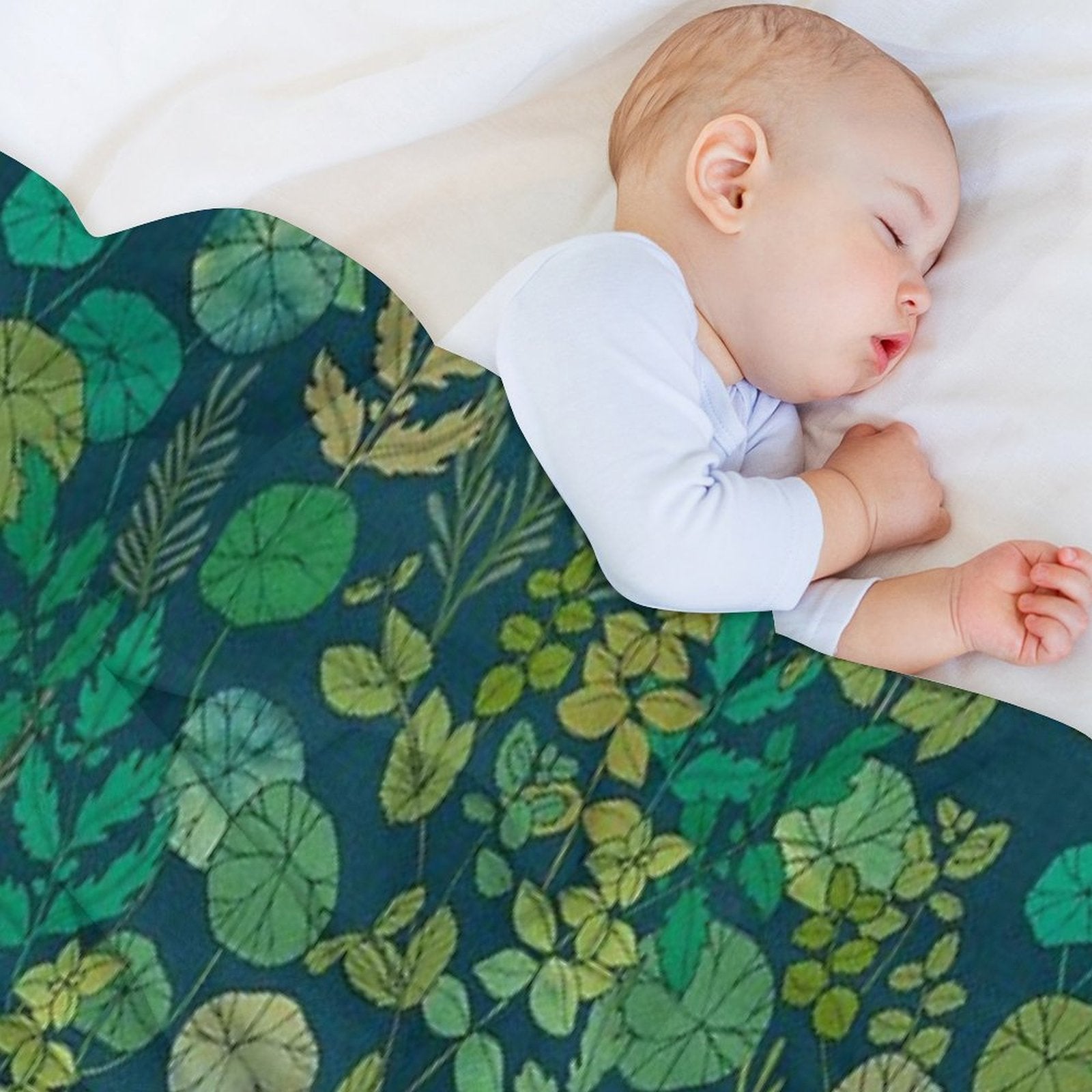 Growing A Garden Green Nature Lightweight Throw Blanket