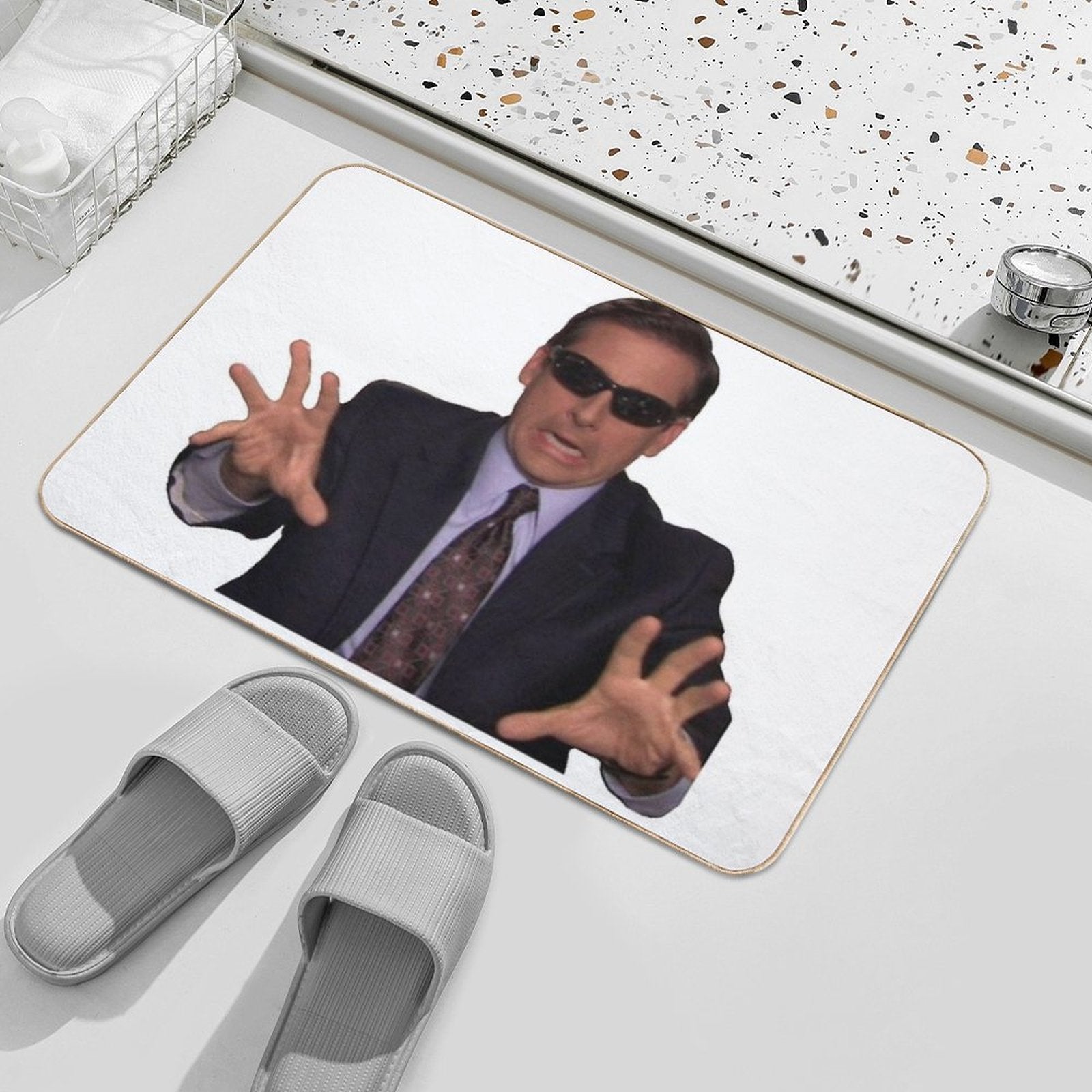 Blind Guy Mcsqueezy - Michael Scott  High-Traffic Bath Mat