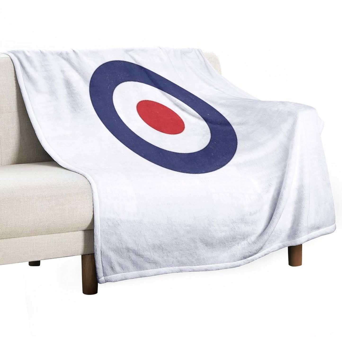Mod 60s Pop Art Target Plush Throw Blanket