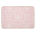 Pink Paisley Pattern Durable Bath Mat