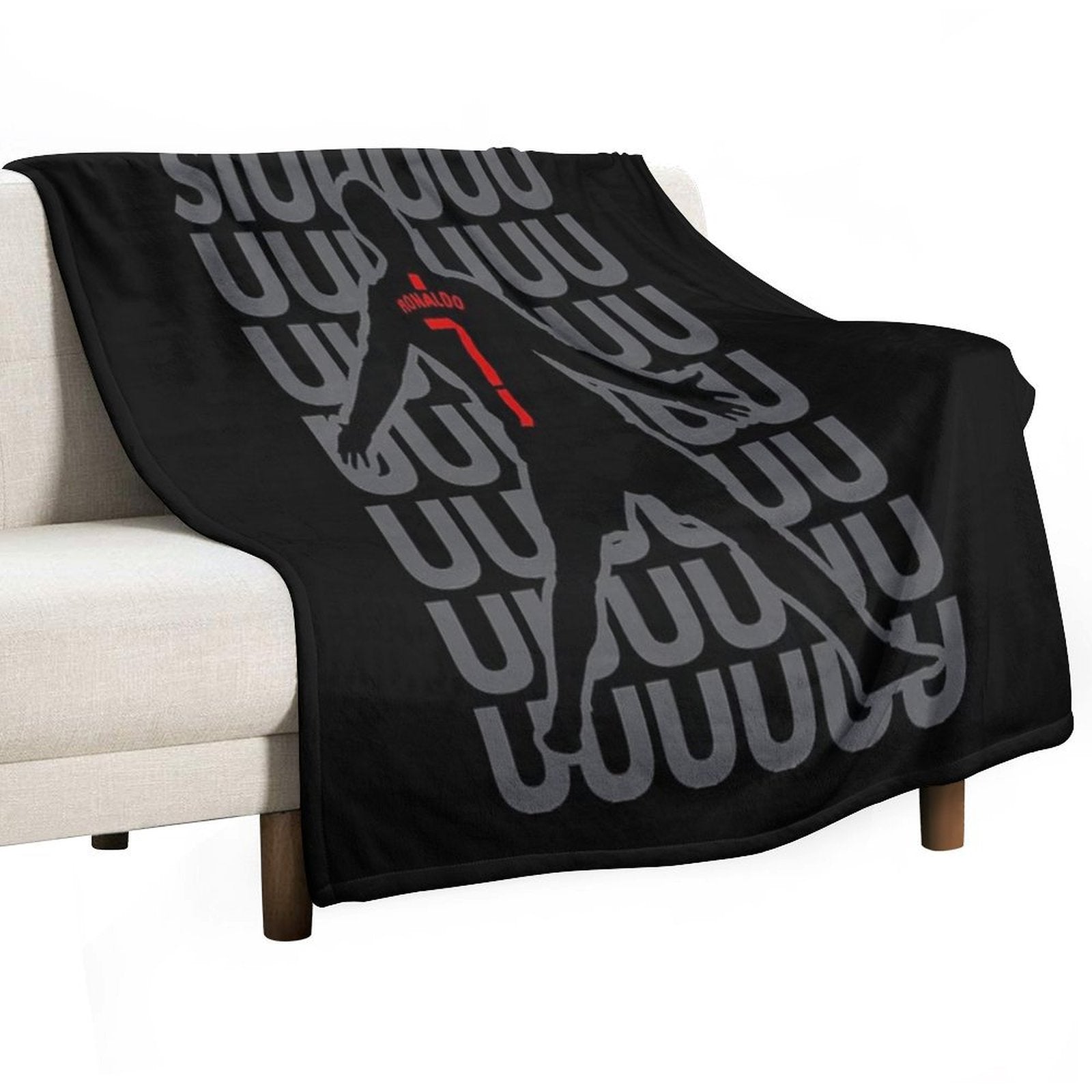 Cristiano Ronaldo 7 Travel-friendly Throw Blanket