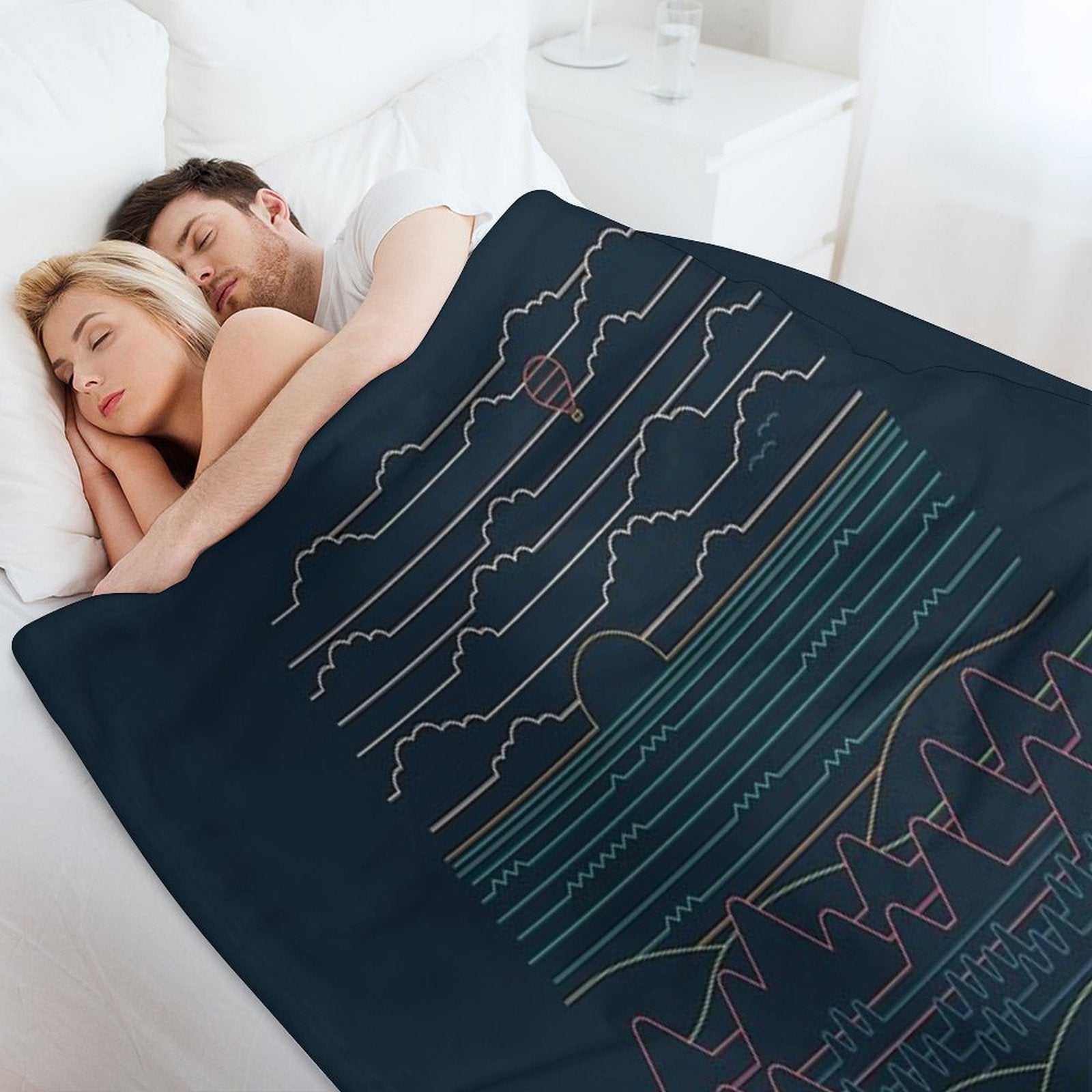 Linear Landscape Versatility Throw Blanket