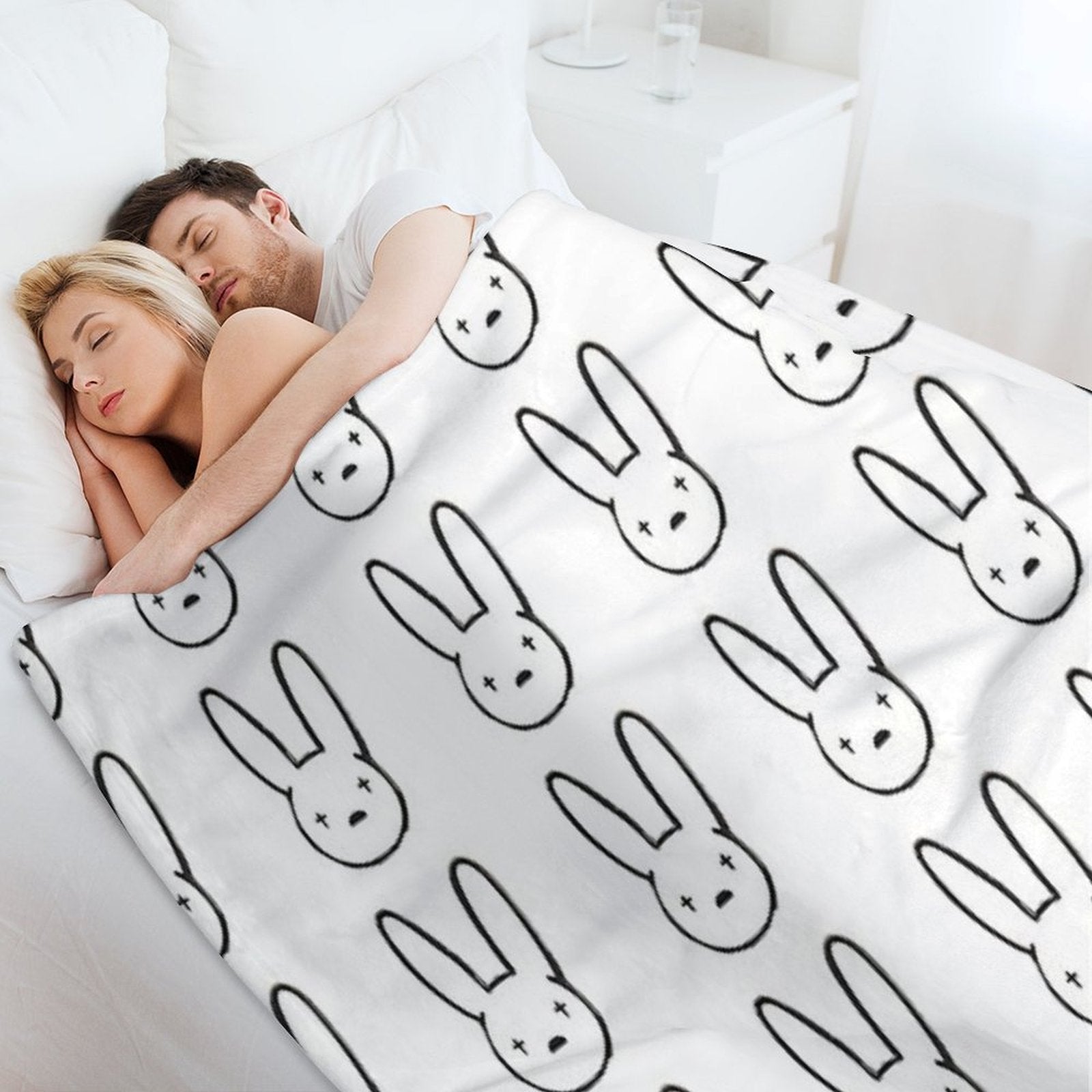 Bad Bunny Gift-ready Throw Blanket