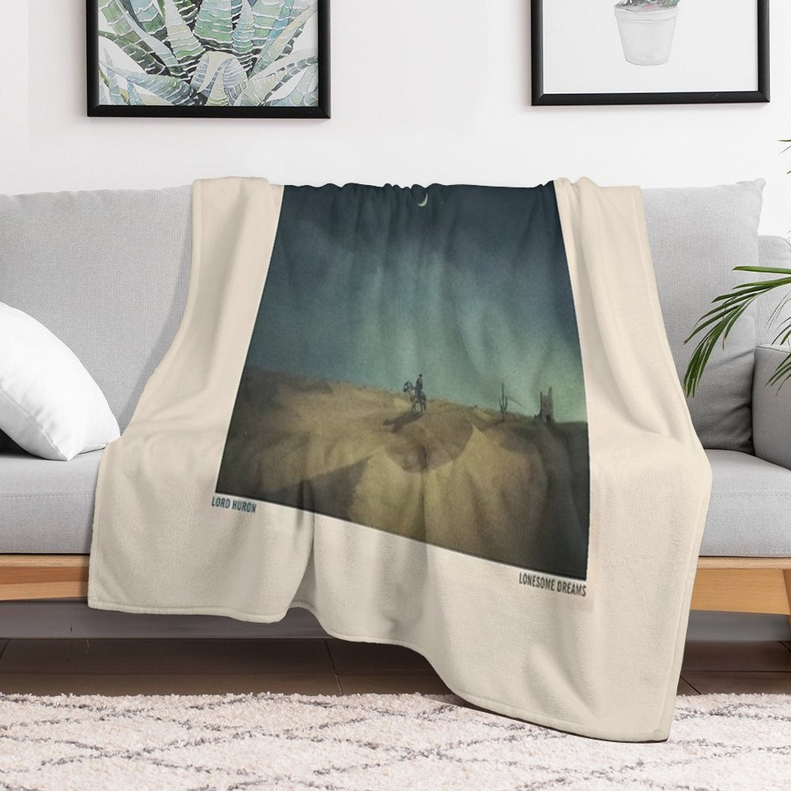 Lonesome Dreams - Lord Huron Wrinkle-free Throw Blanket