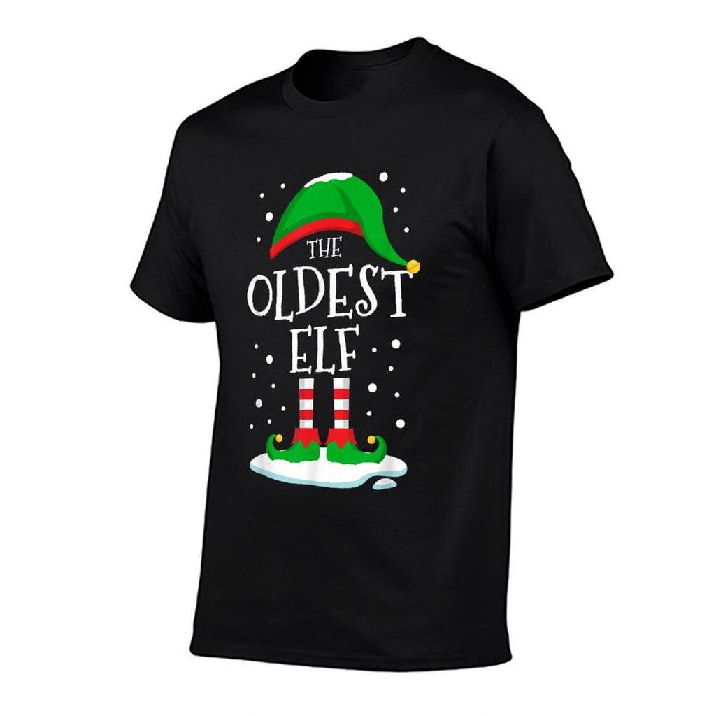 The Oldest Elf Christmas Family Matching Xmas Old Elf Funny  Affordable Price T-Shirt
