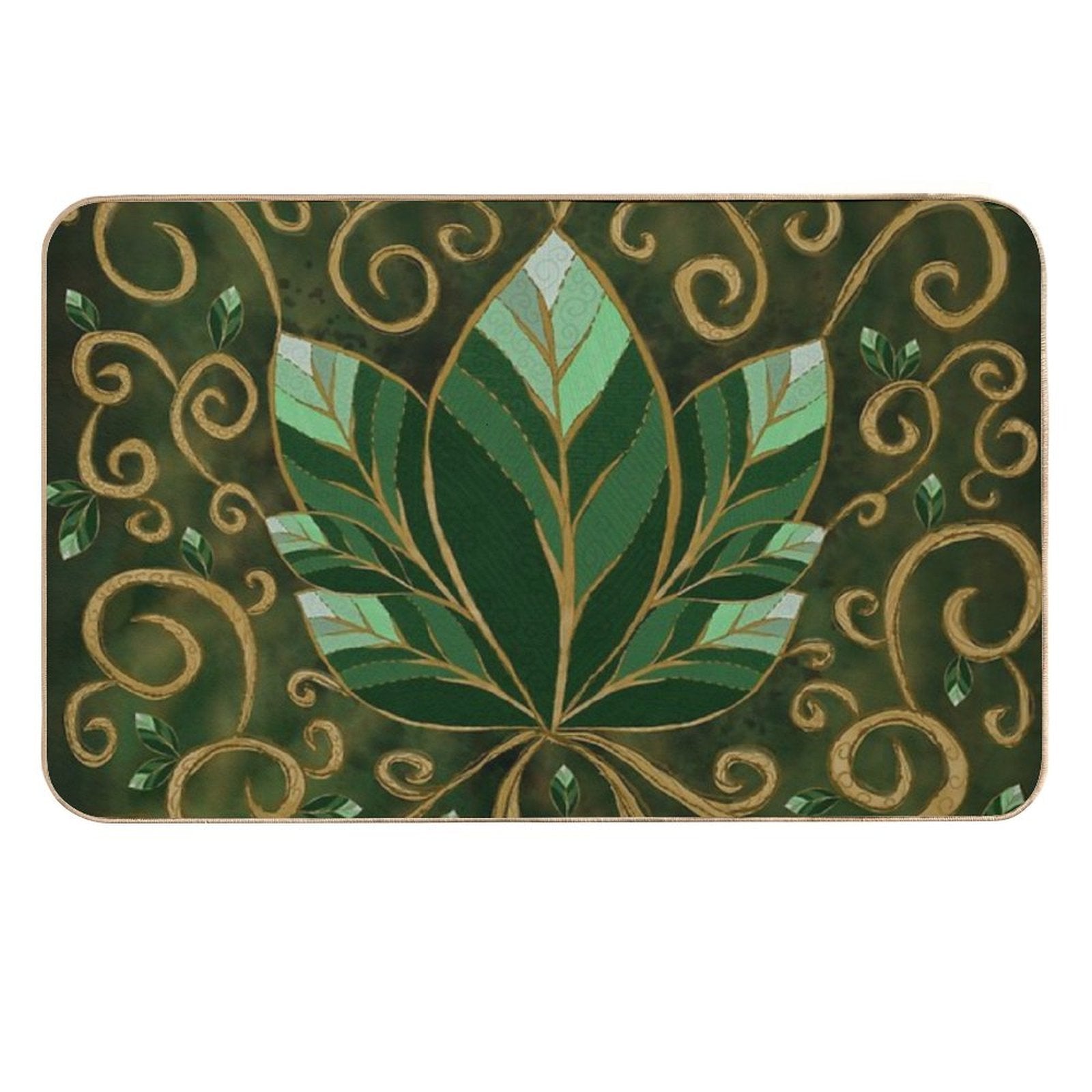 Celtic Pattern  Long-Lasting Bath Mat