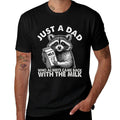 Just A Dad Who Always Came Back With The Milk Father's Day  Breathable T-Shirt