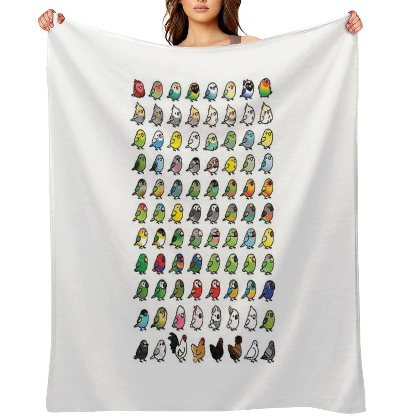 Everybirdy Collection Gift-ready Throw Blanket