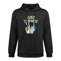 Just Turned 21 Hands Funny Happy 21st Birthday Party Gift Shape Retention Hoodie