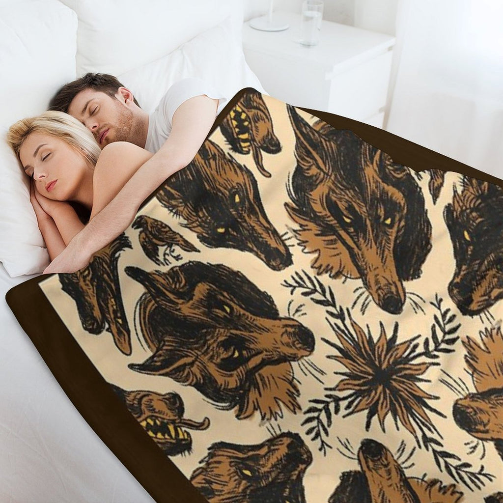 Canine Pattern Versatility Throw Blanket