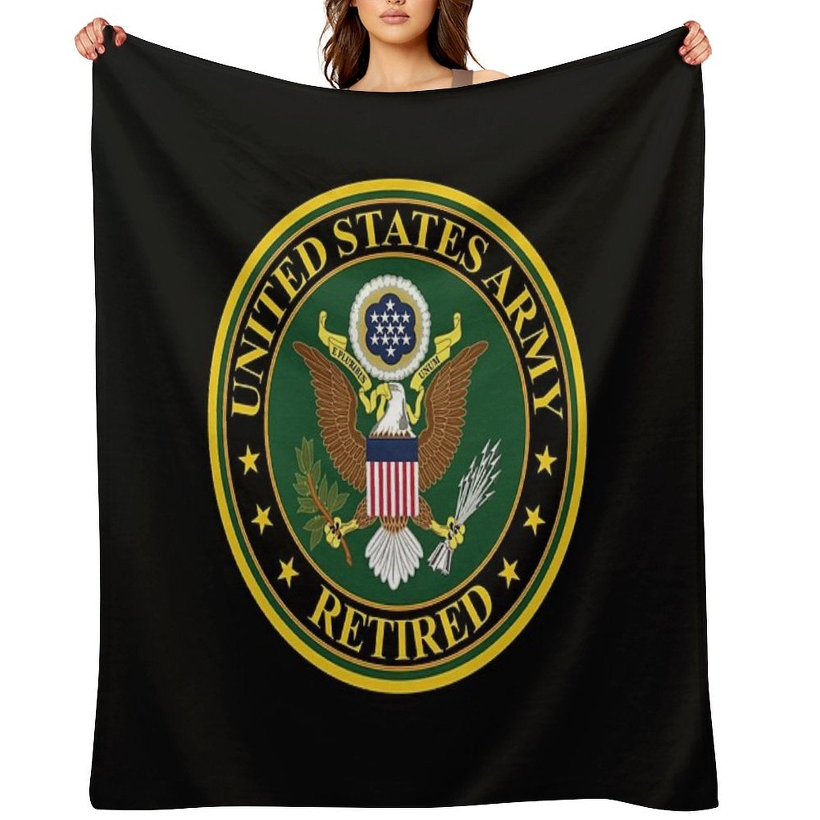 Army - US Army Retired Eco-conscious Throw Blanket