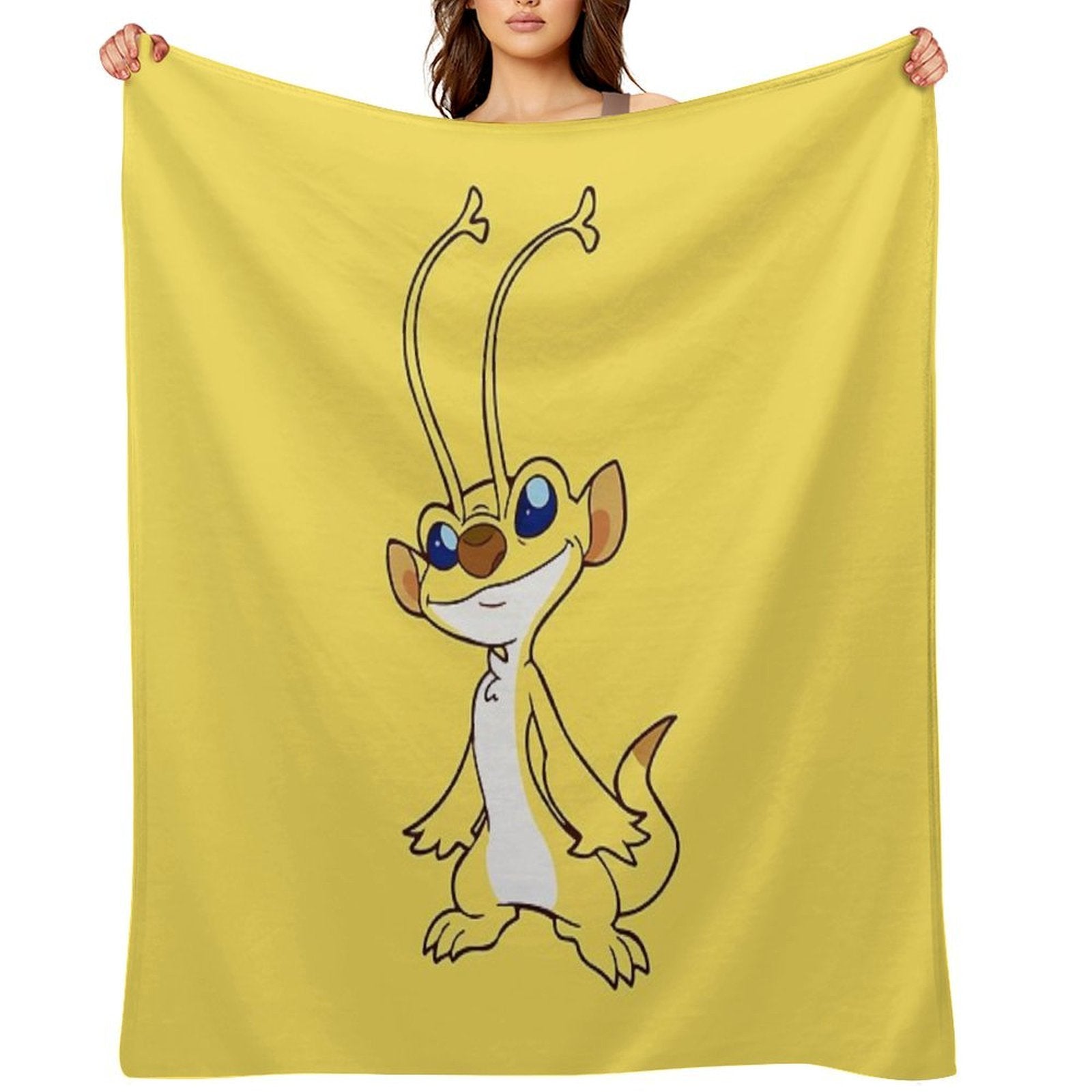 Sparky Experiment 221 - Lilo And Stitch Eco-conscious Throw Blanket