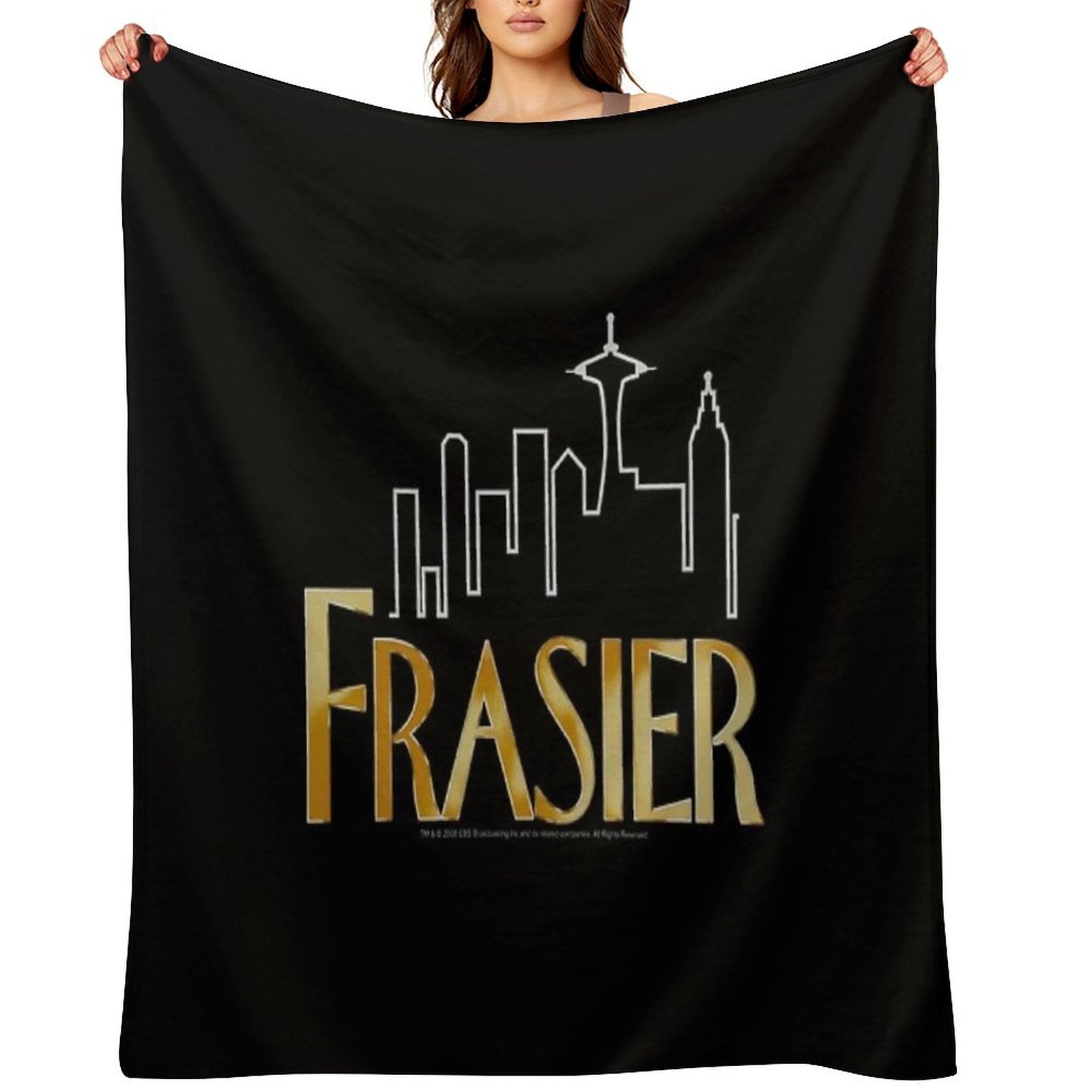 Fraiser Skyline Machine-washable Throw Blanket