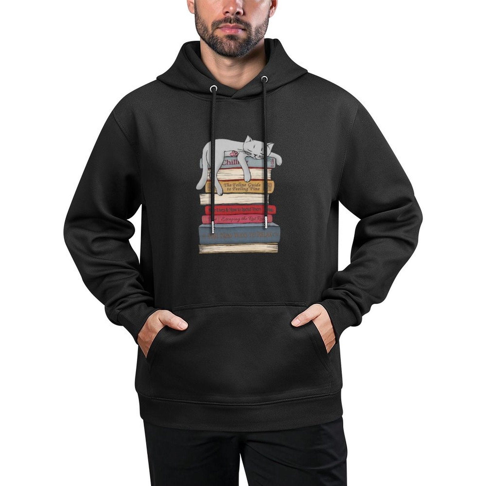 How to Chill Like A Cat Durable Construction Hoodie
