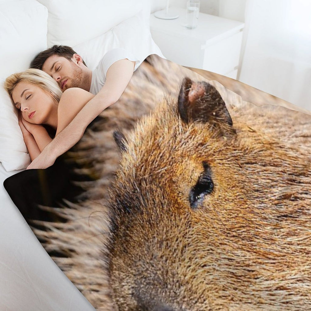 Capybara Profile Multi-functional Throw Blanket