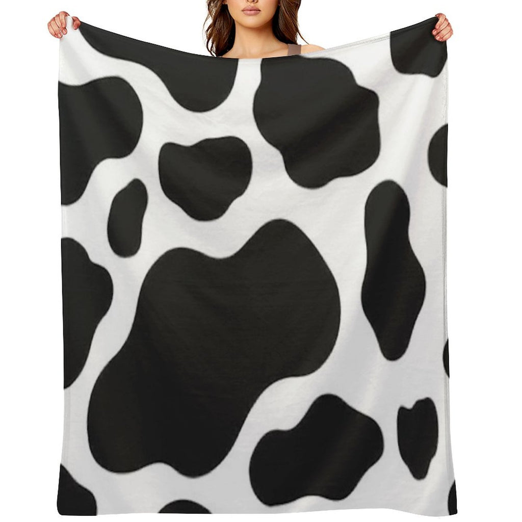 Cow Print Comfort Throw Blanket