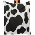 Cow Print Comfort Throw Blanket