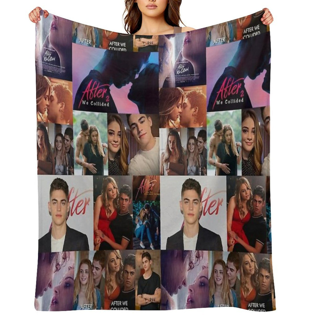 After Collage Multi-functional Throw Blanket