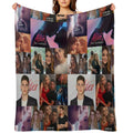 After Collage Multi-functional Throw Blanket