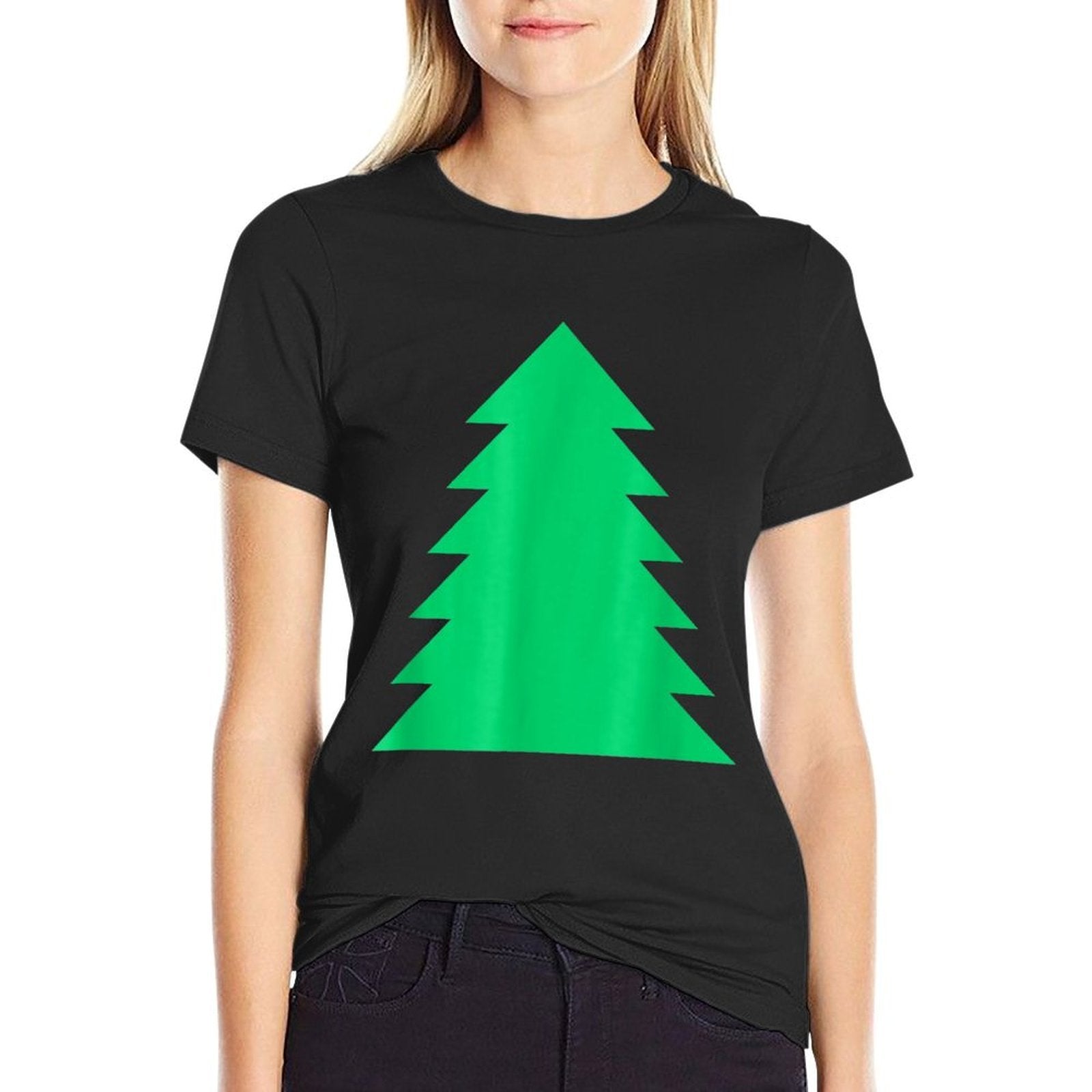 Green Natural Pine Tree Christmas Tree  Vintage-inspired T-Shirt