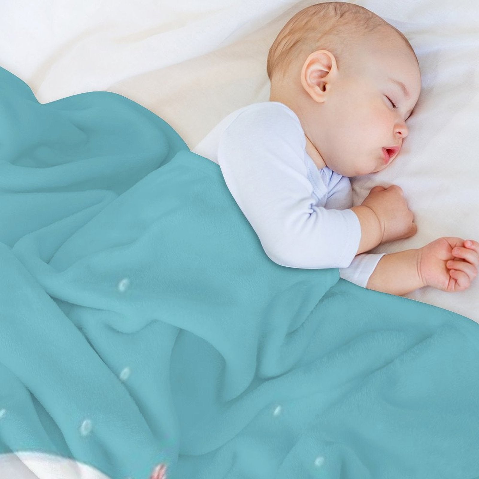 Axolotl on A Mossball Velvety-soft Throw Blanket