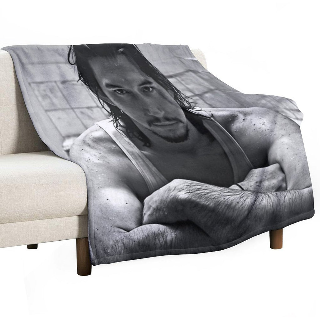 Adam Driver Sustainable Throw Blanket