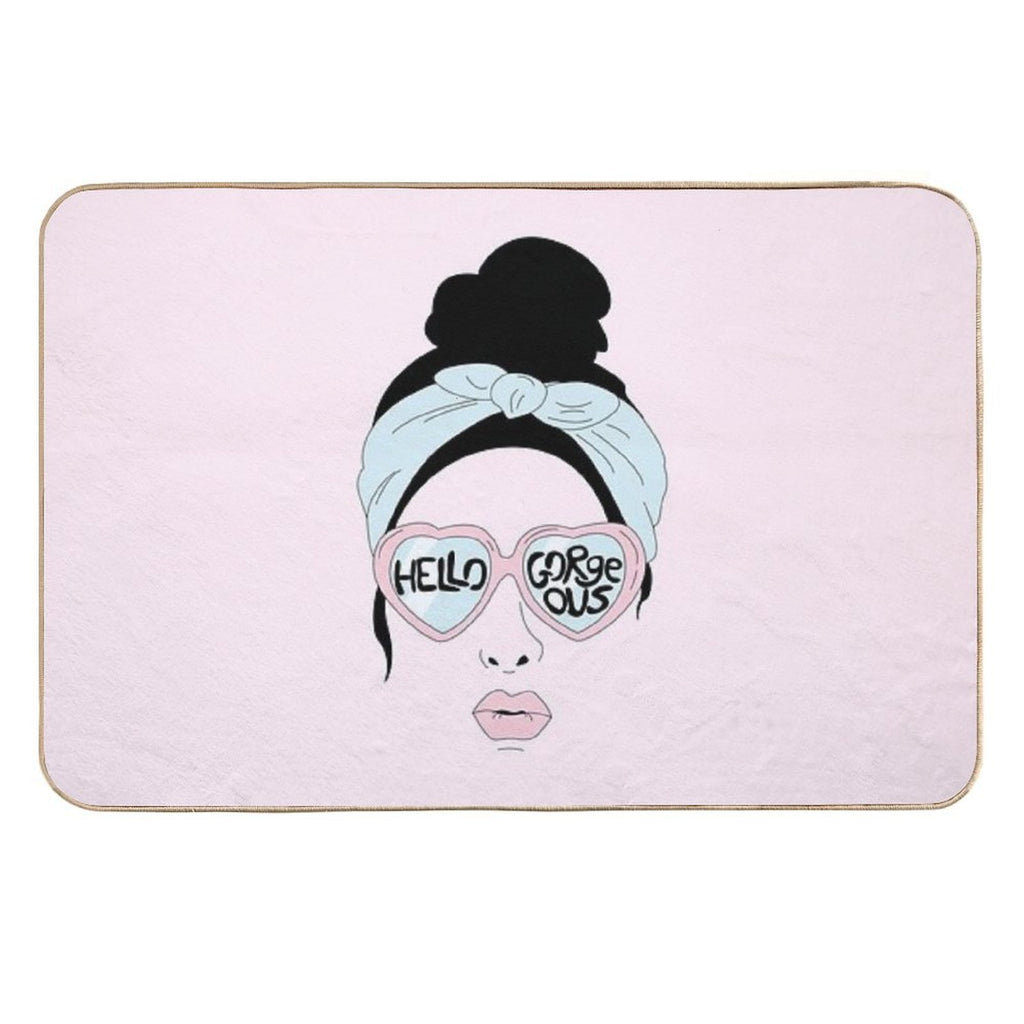 Hello Gorgeous Durable Bath Mat