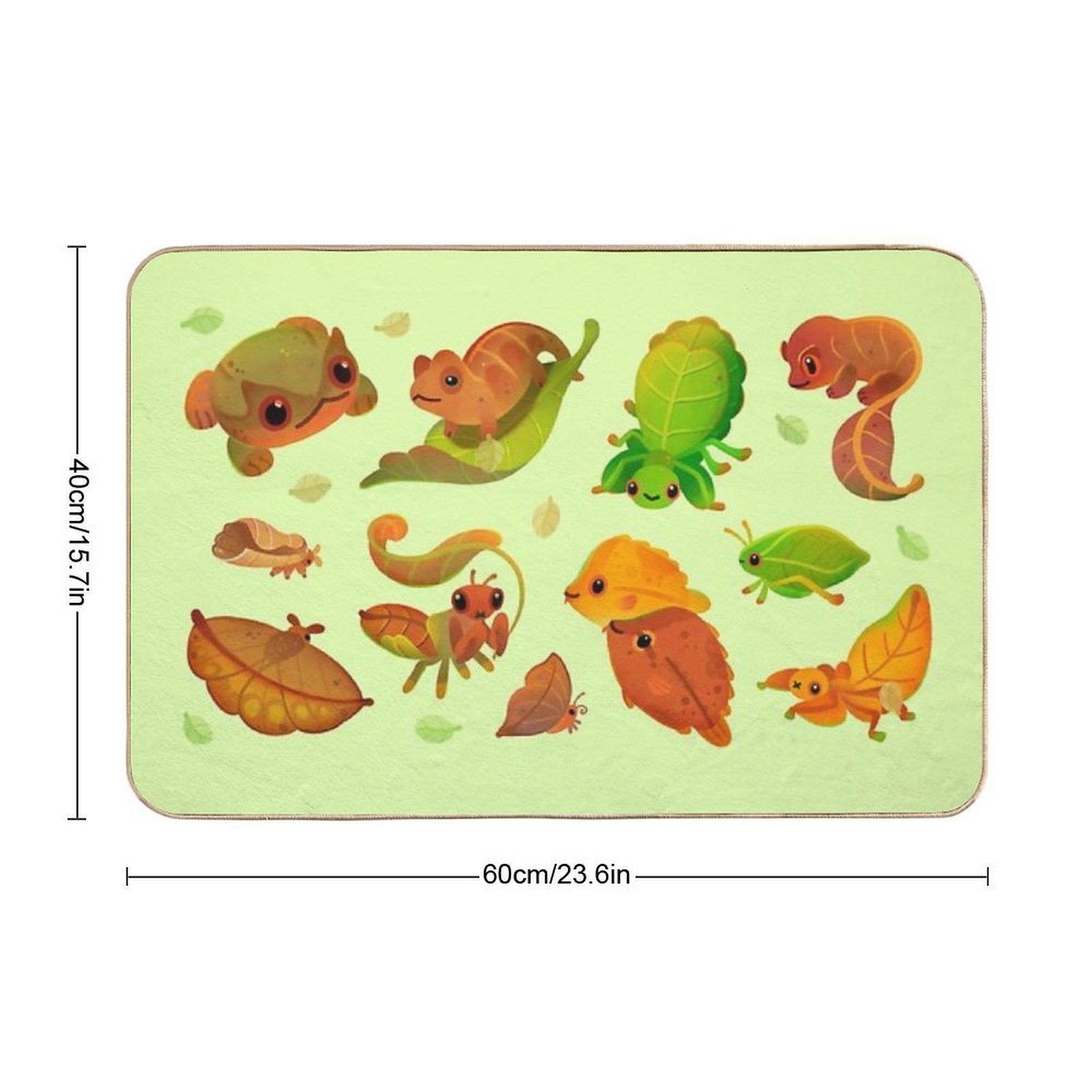 Leaf Mimics  Pet-Safe Bath Mat