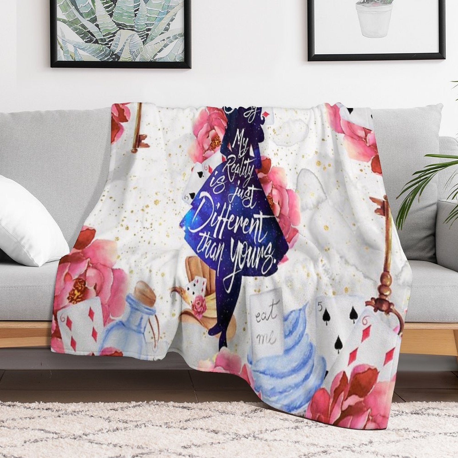 Alice - I'm Not Crazy Premium Throw Blanket