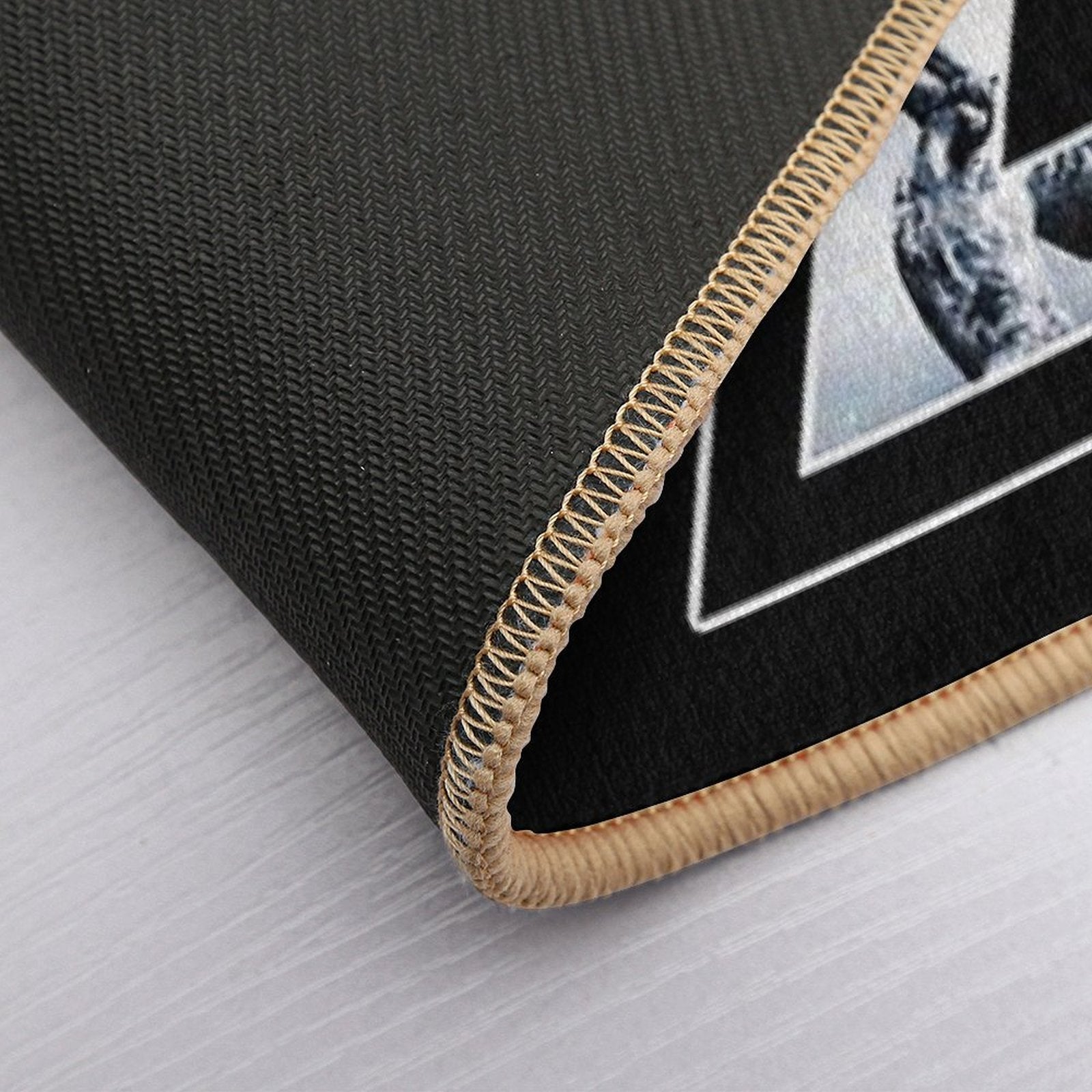 Valknut Knot Of Odin With Raven  Rapid-Drying Bath Mat