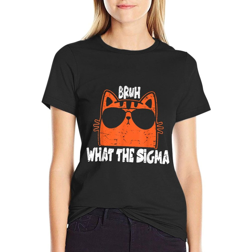 Bro What The Sigma Funny Kidsns Youth Meme Saying Quote  Moisture-wicking T-Shirt