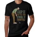 Funny And Rude Golf- Drink And Drive- Adult Humor  Soft T-Shirt