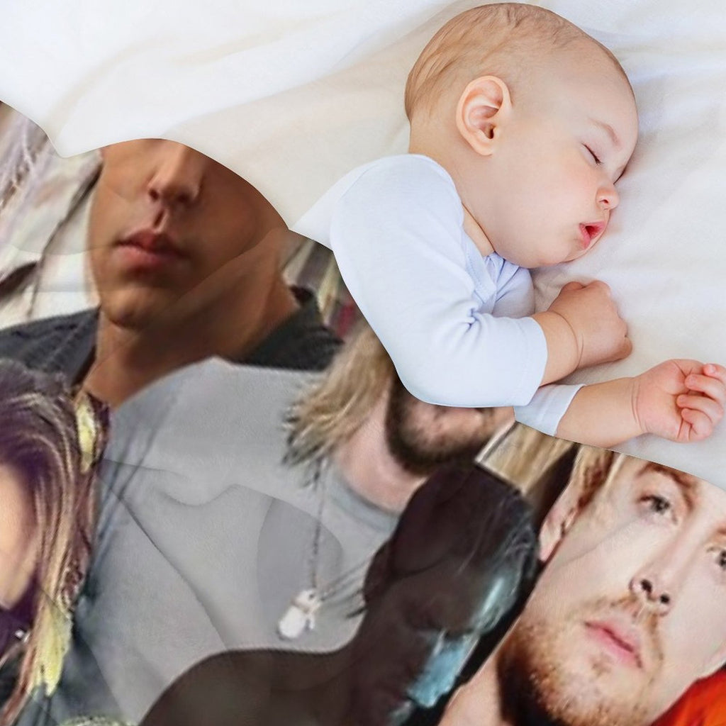 Chord Overstreet Photo Collage Easy Care Throw Blanket