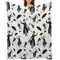 Mary Poppins Vintage (XX) Travel-friendly Throw Blanket