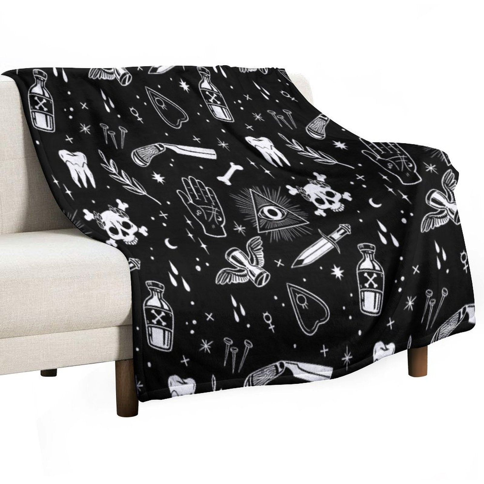 A Few Macabre Things All-season Throw Blanket