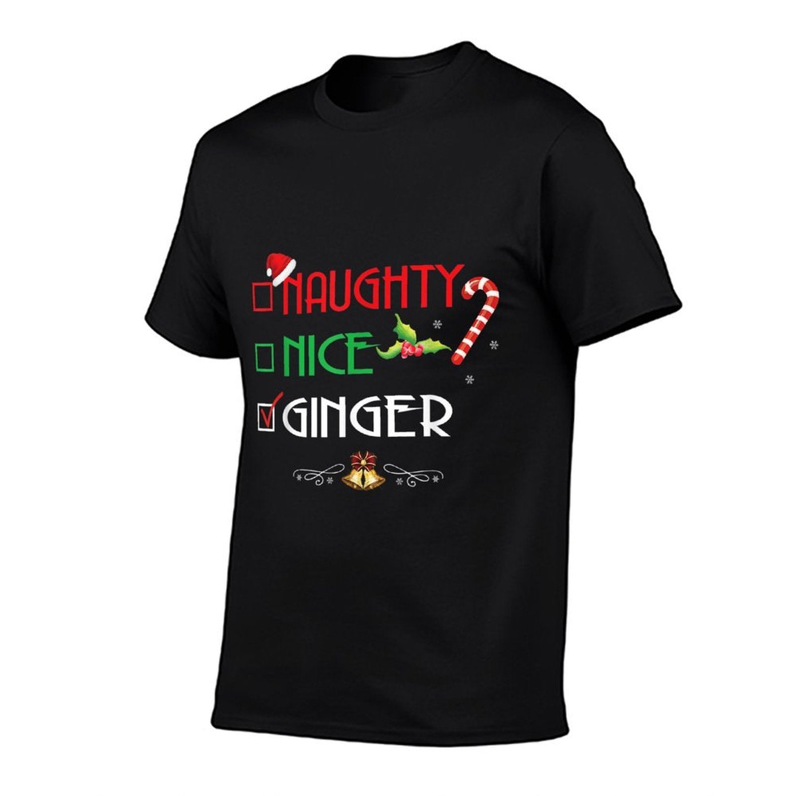 Nice Naughty Ginger Group Matching Christmas Gifts  Odor-resistant T-Shirt